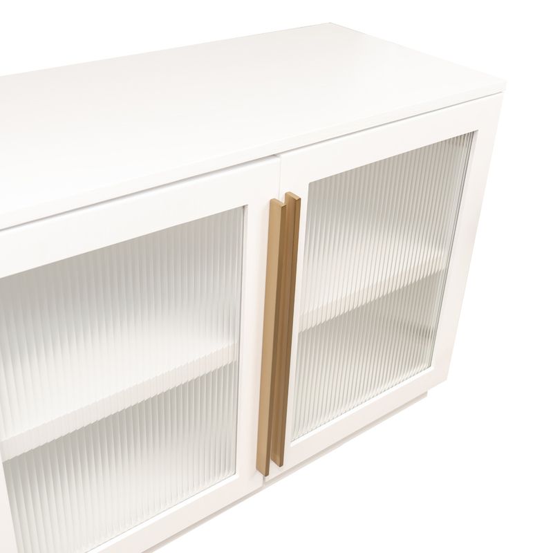 Francisco Oak Buffet – White