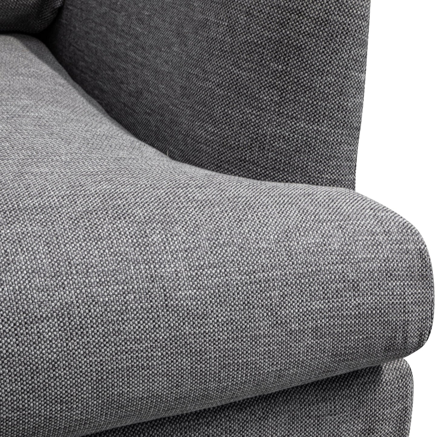 Right Return Modular Sofa - Graphite Grey