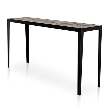 Dark Natural Console Table