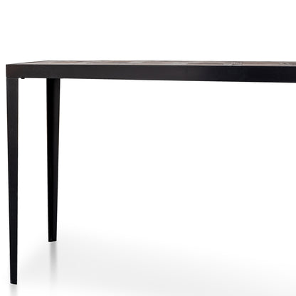 Dark Natural Console Table