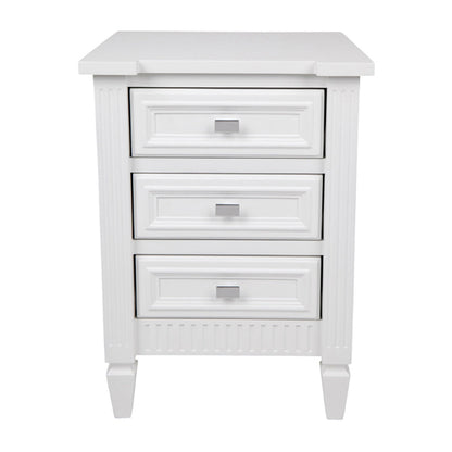 Maison Bedside Table - Small White