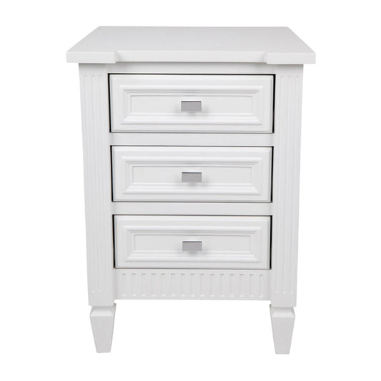 Maison Bedside Table - Small White