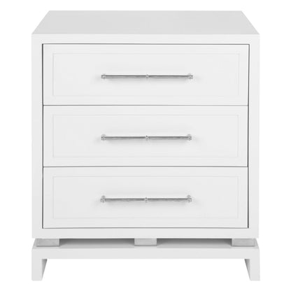 Peyton Bedside Table - Large White