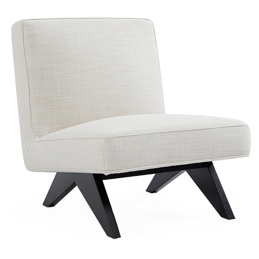 Rowan Slipper Chair - Off White Linen