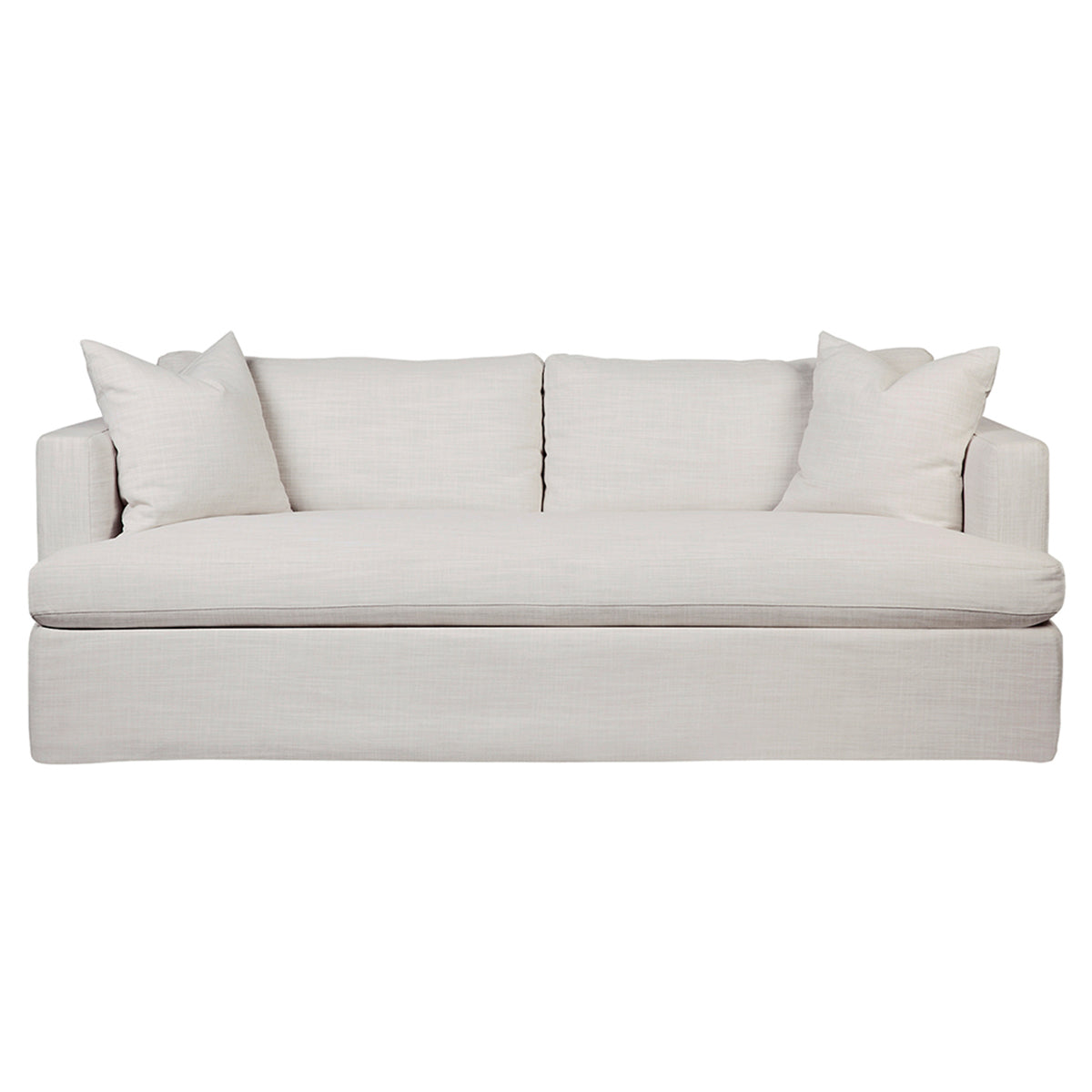 Suffolk 3 Seater Slip Cover Sofa - Off White Linen