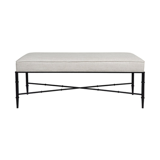 Aciento Bench Ottoman - Natural Linen