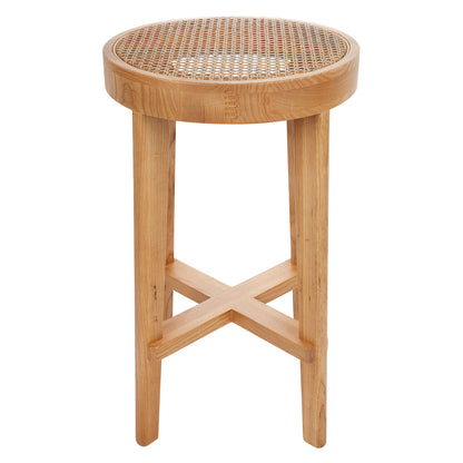 Watego Natural Rattan Kitchen Stool