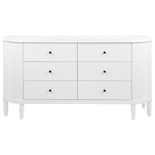 Estelle 6 Drawer Chest - White