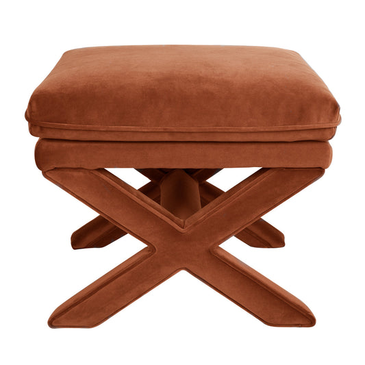 Tayla Stool - Caramel Velvet