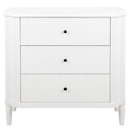 Estelle 3 Drawer Chest - White