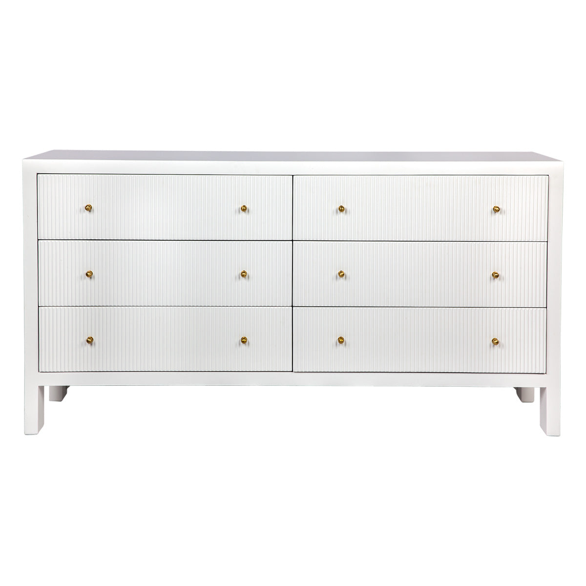 Vittoria 6 Drawer Chest - White