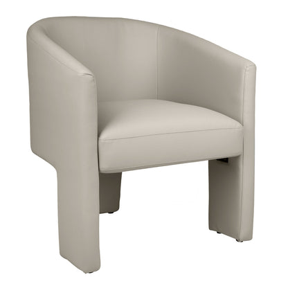 Tayla Dining Chair - Soft Grey Vegan Leather