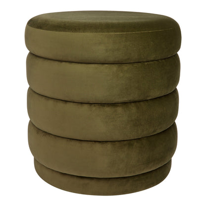 Celeste Stool - Olive Velvet