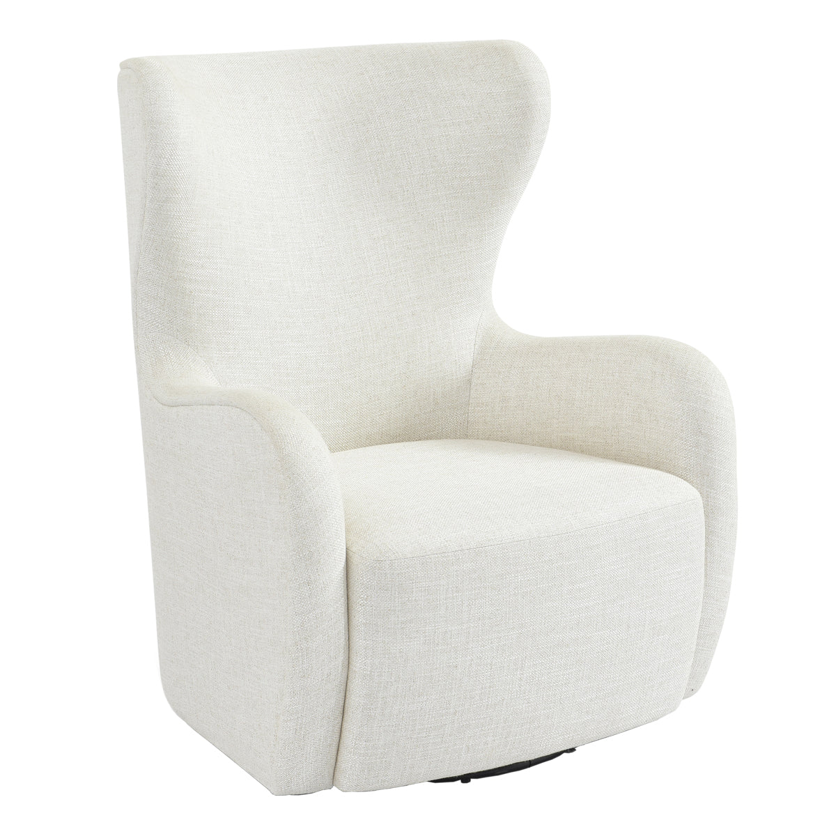 Onda Swivel Arm Chair - Natural Linen