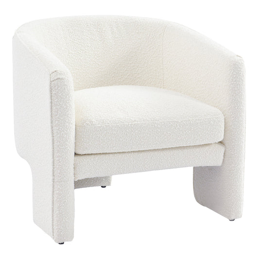 Tayla Arm Chair - White Boucle