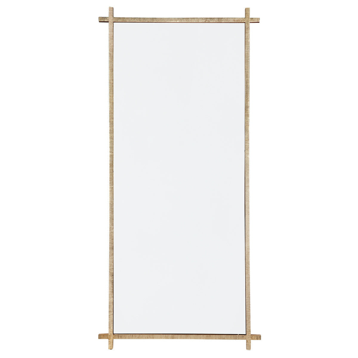 Vincenzo Floor Mirror - Gold Leaf