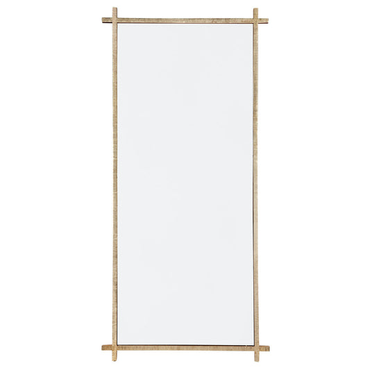 Vincenzo Floor Mirror - Gold Leaf