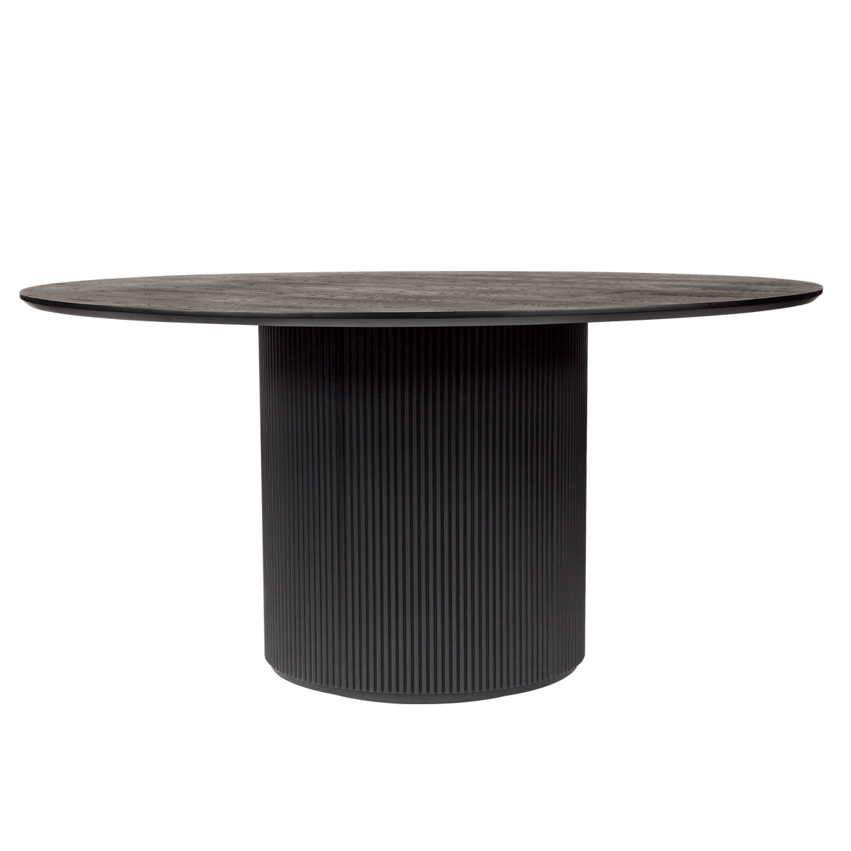 Dorian Round Dining Table - 1.5m Black