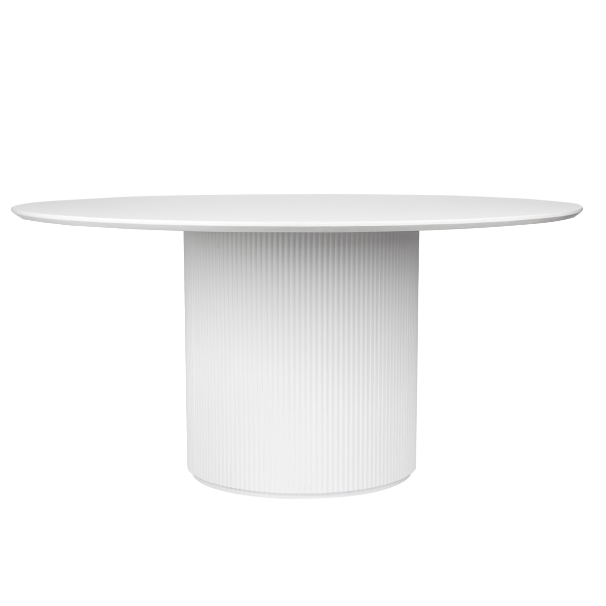 Dorian Round Dining Table - 1.5m White