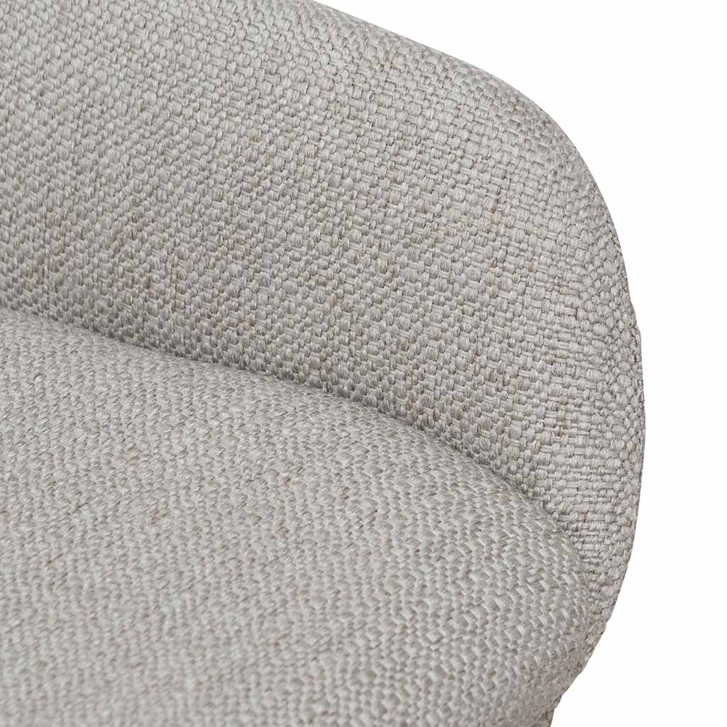 Beige Fabric Bar Stool - Set of 2 (68cm)