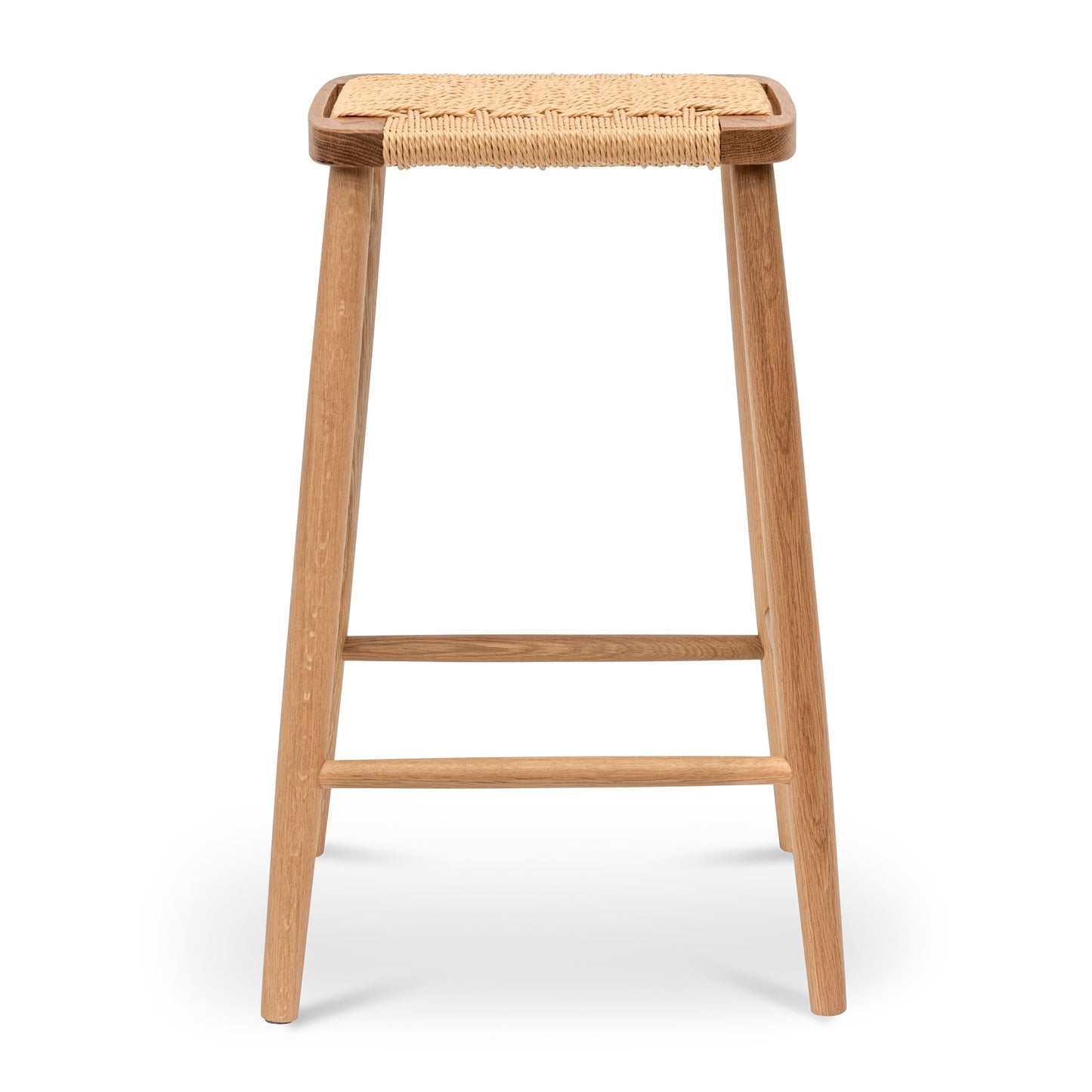 Natural Rattan Bar Stool (65cm)