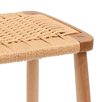 Natural Rattan Bar Stool (65cm)