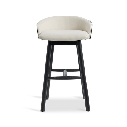 Black Bar Stool - Beige (65cm)