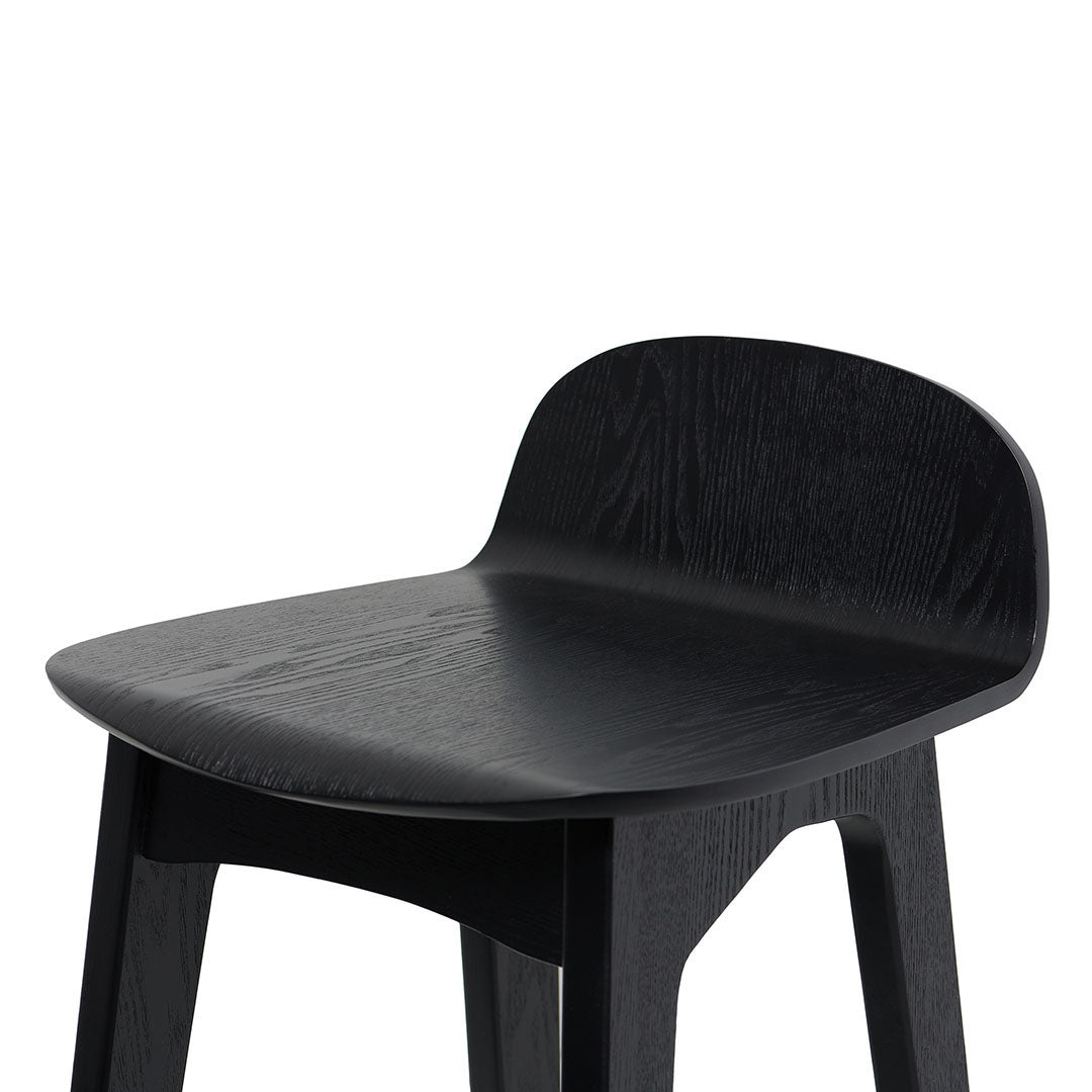 Full Black Bar Stool (65cm)