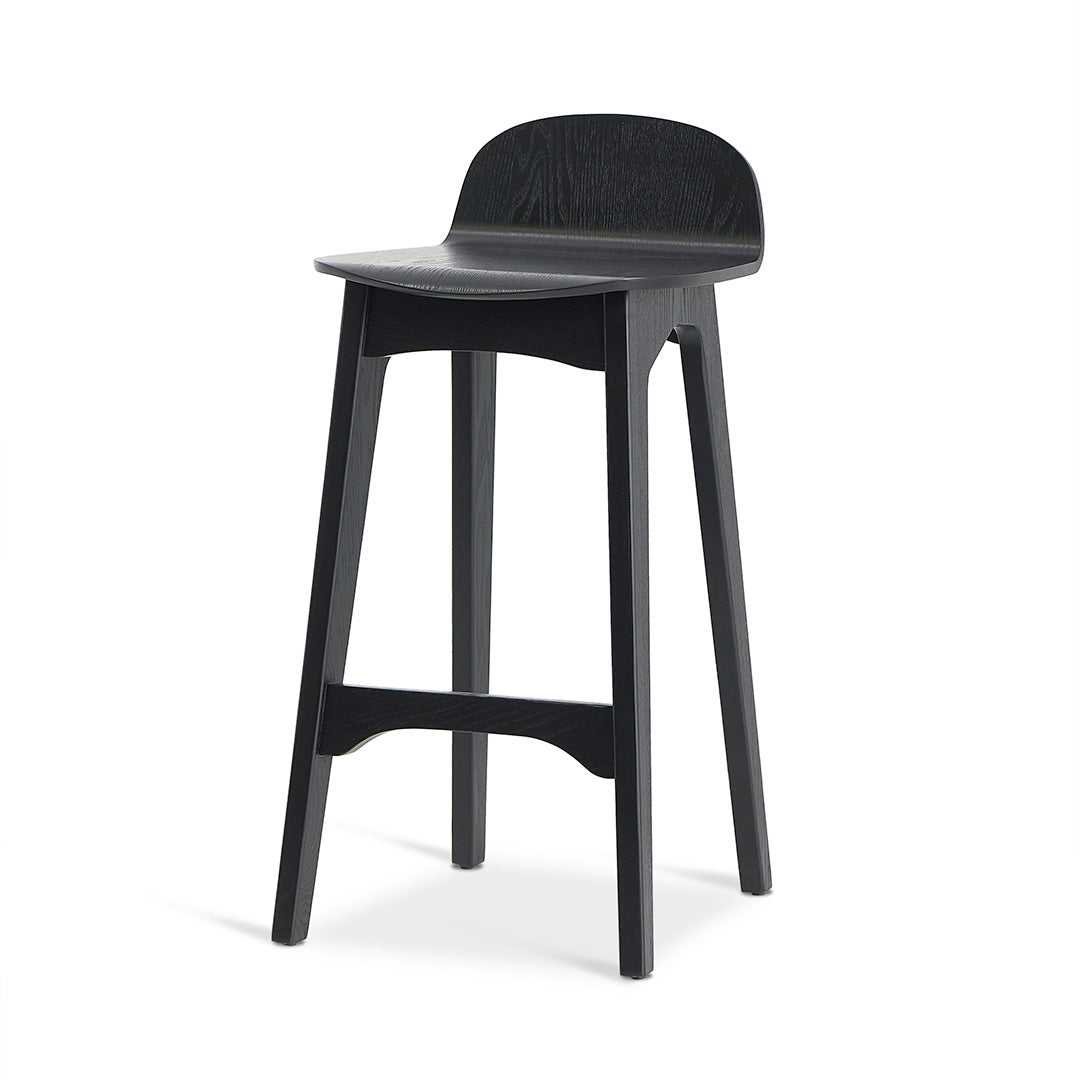 Full Black Bar Stool (65cm)