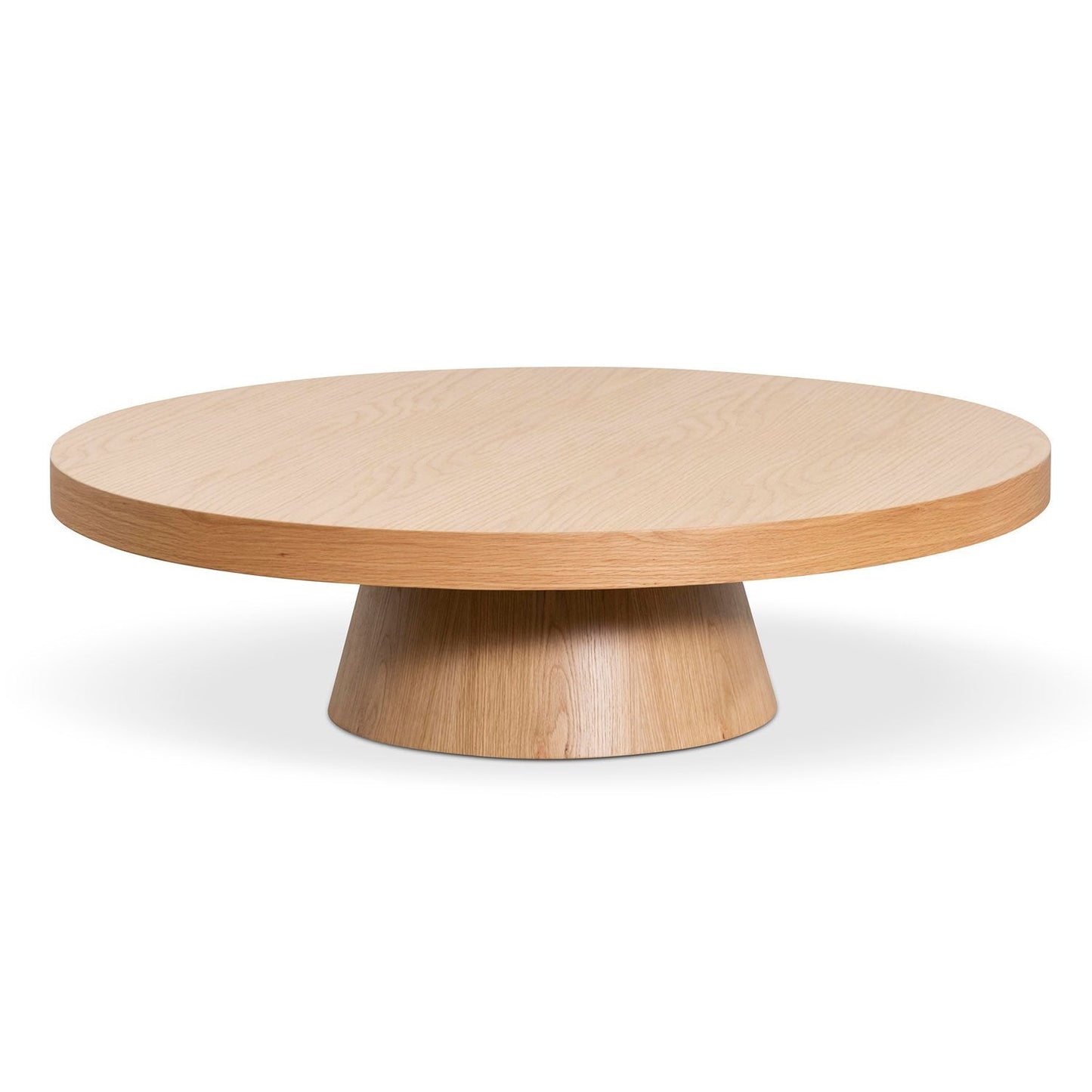 Round Coffee Table - 1.1m Natural Oak