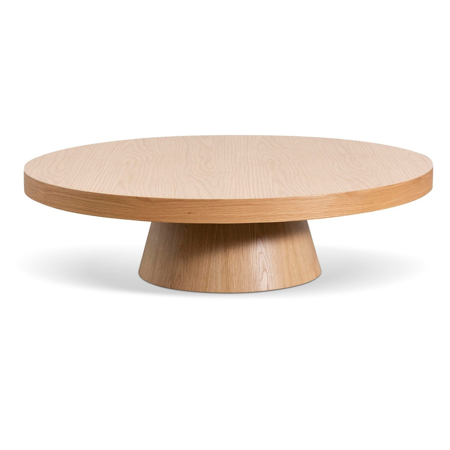 Round Coffee Table - 1.1m Natural Oak