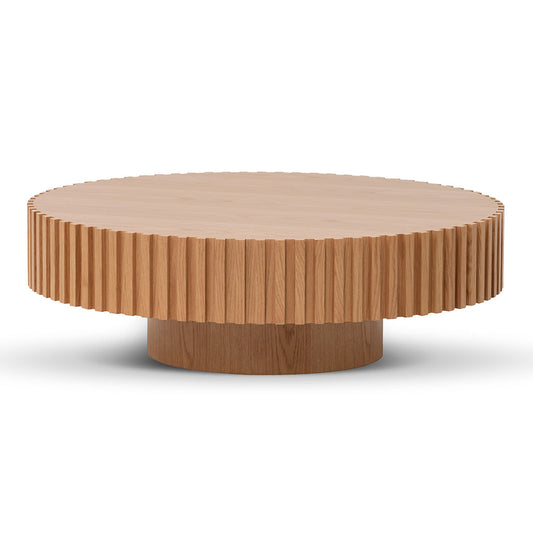 Oak Round Coffee Table - Natural