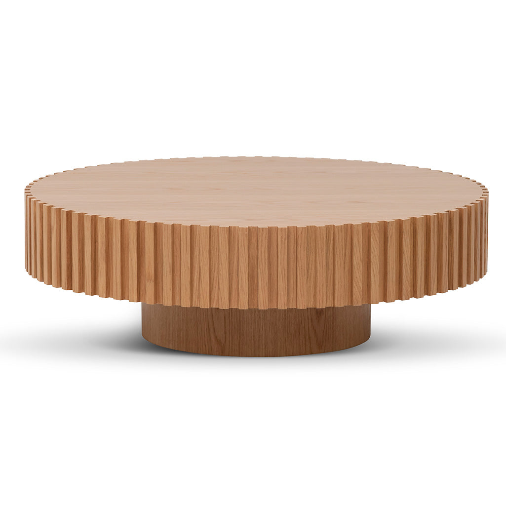 Oak Round Coffee Table - Natural