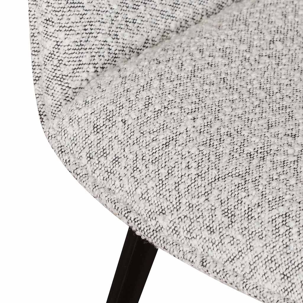 Pepper Boucle Dining Chair (Set of 2)