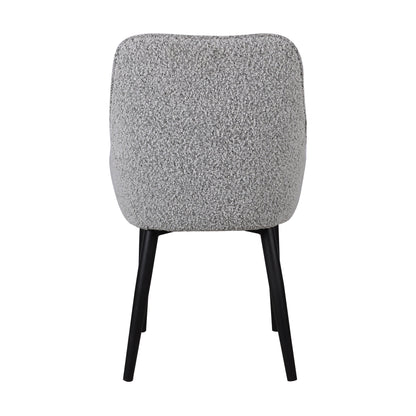 Dining Chair - Pepper Boucle in Black Legs (Set of 2)