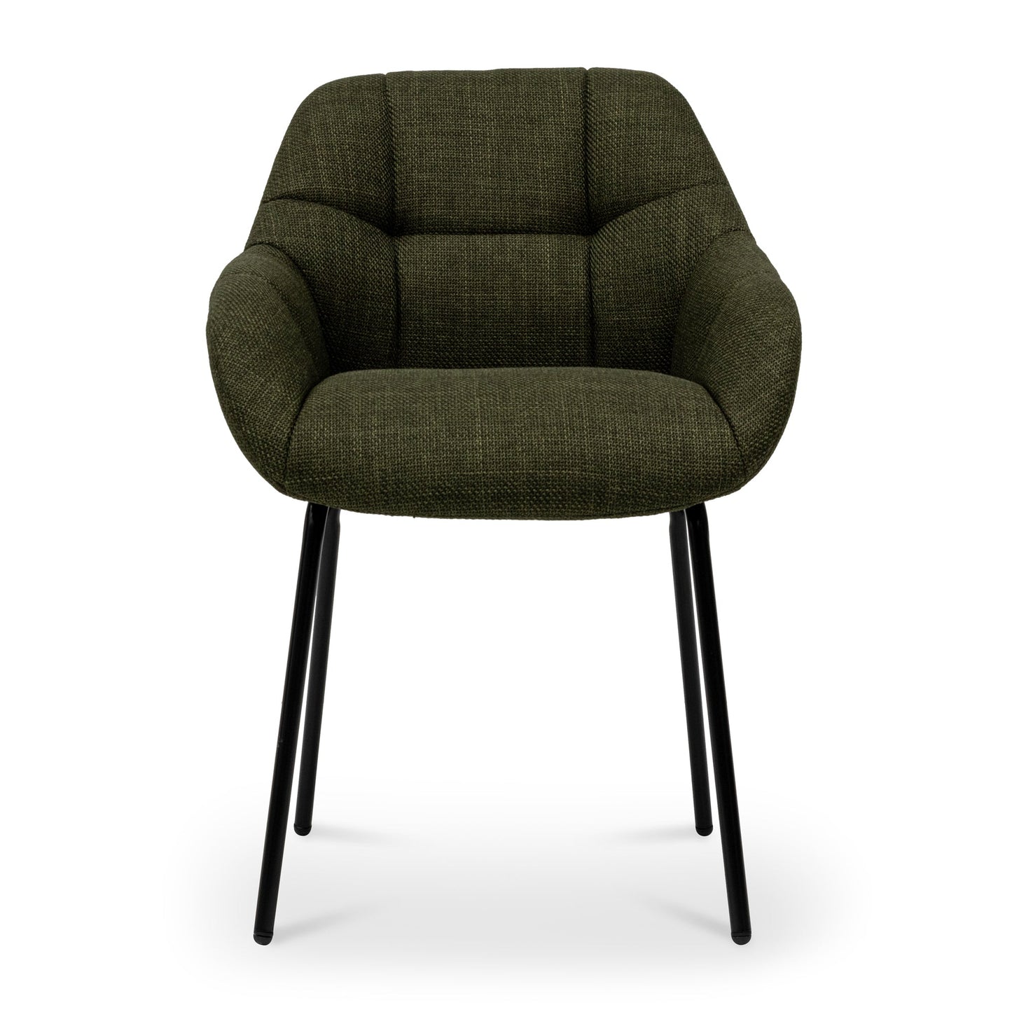 Fabric Dining Chair - Pine Green (Set of 2)