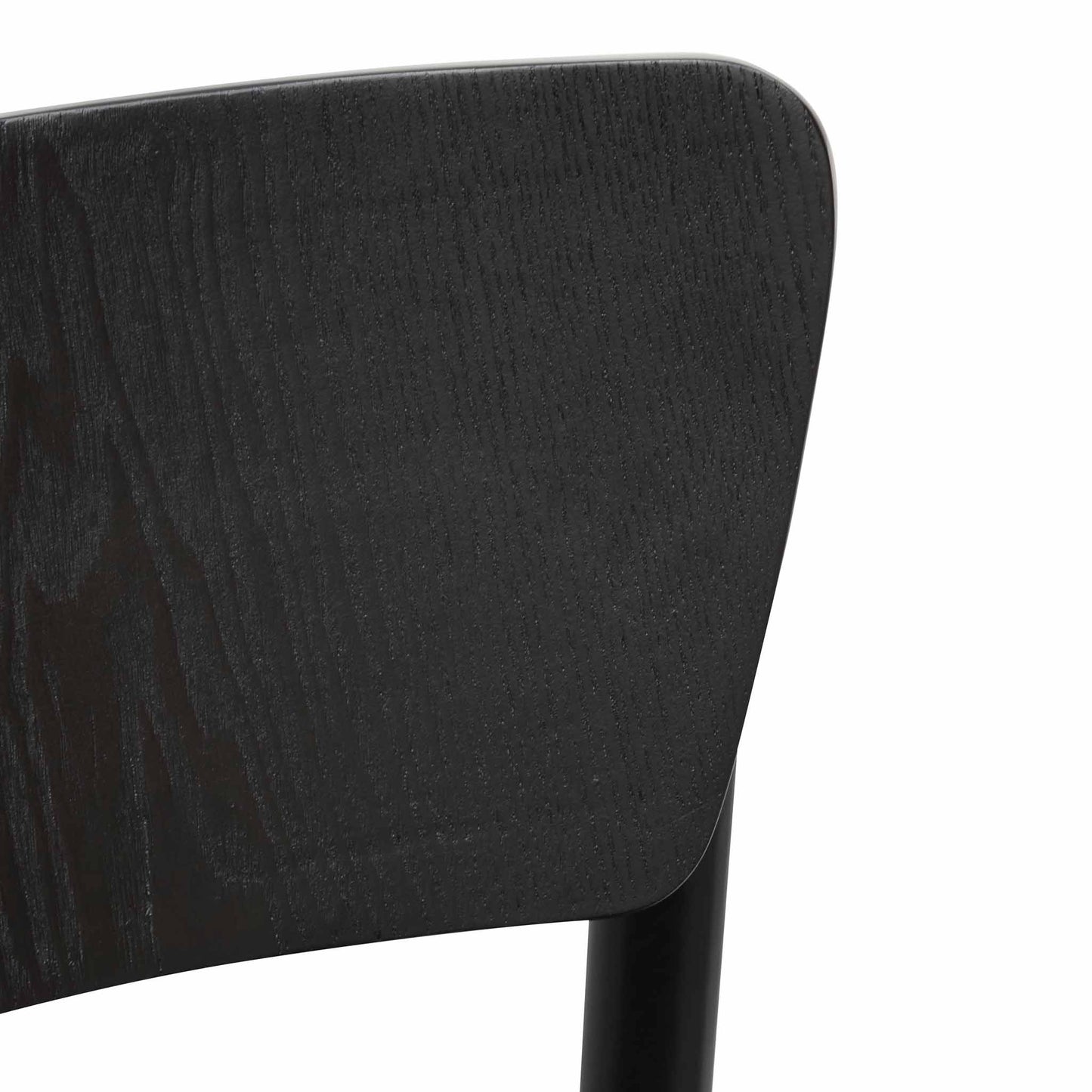 Rope Seat Dining Chair - Black