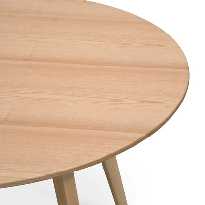 Round Dining Table - 100cm Natural