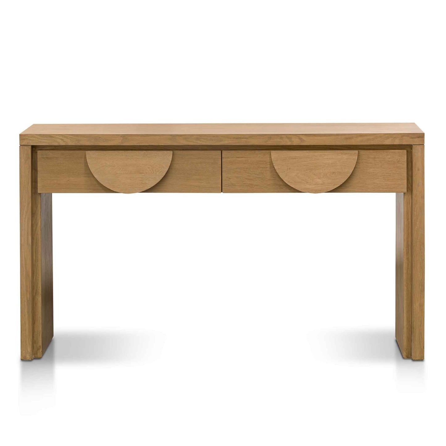 Dusty Oak Console Table with Drawers (1.4m)