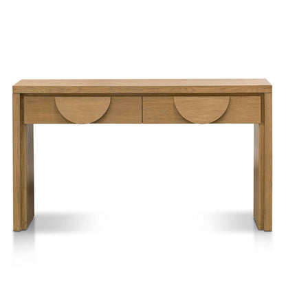 Dusty Oak Console Table with Drawers (1.4m)