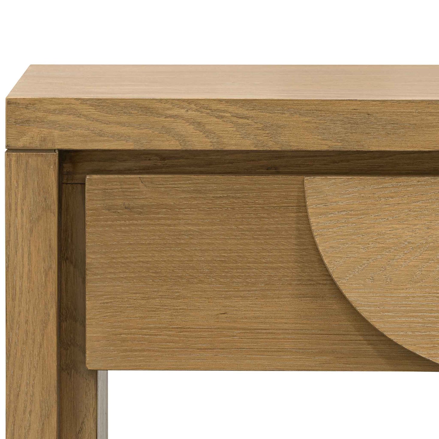 Dusty Oak Console Table with Drawers (1.4m)