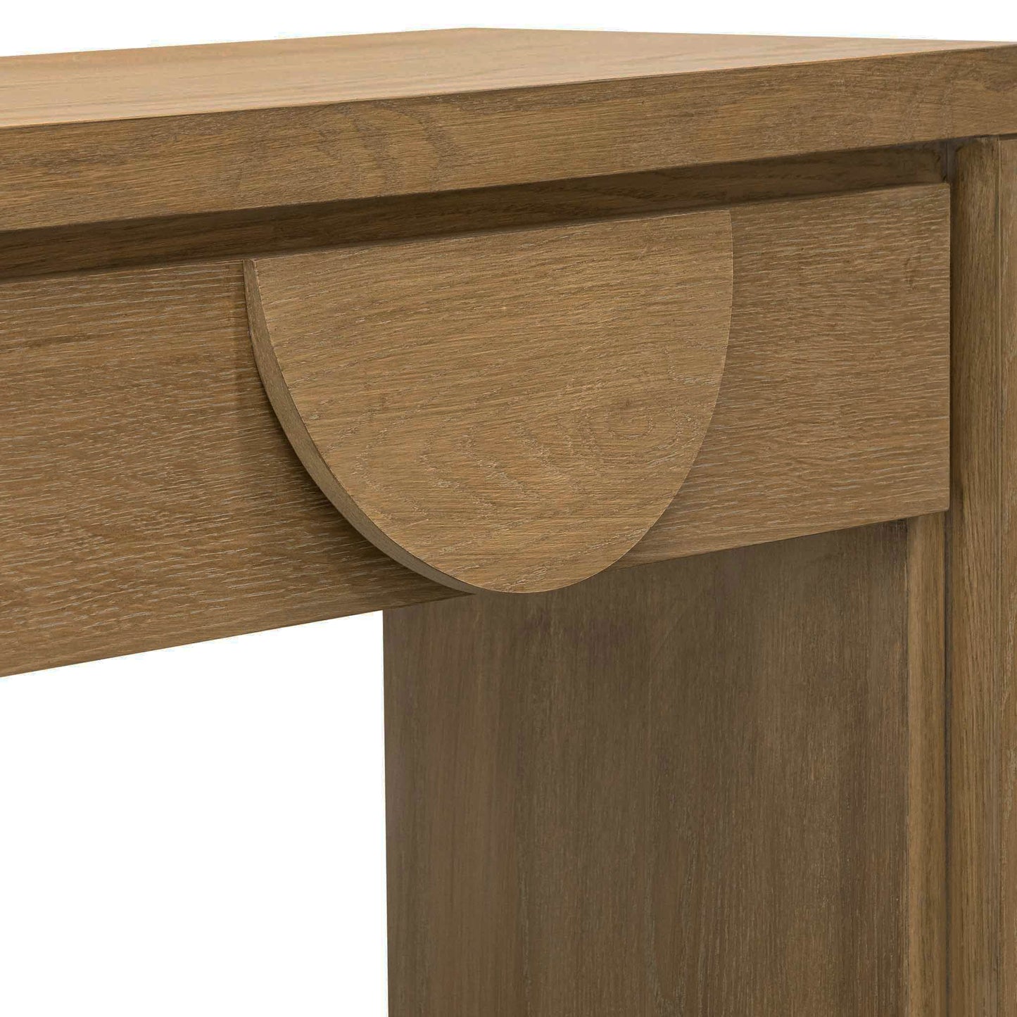 Dusty Oak Console Table with Drawers (1.4m)