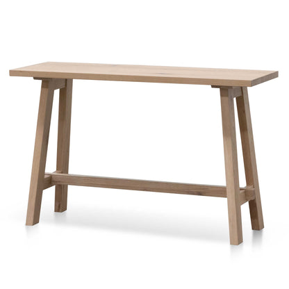 Washed Natural Wooden Console Table - 1.2m