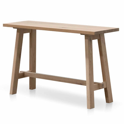 Washed Natural Wooden Console Table - 1.2m