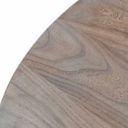 Round Coffee Table - 100cm Natural - Thick Base
