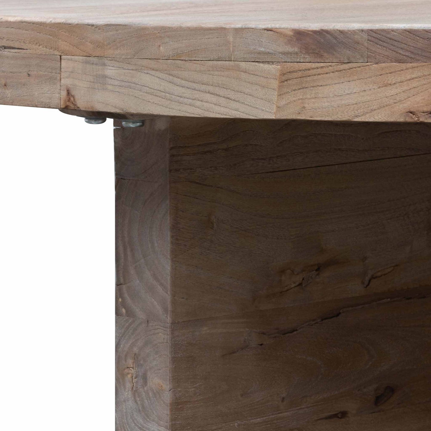 Round Coffee Table - 100cm Natural - Thick Base