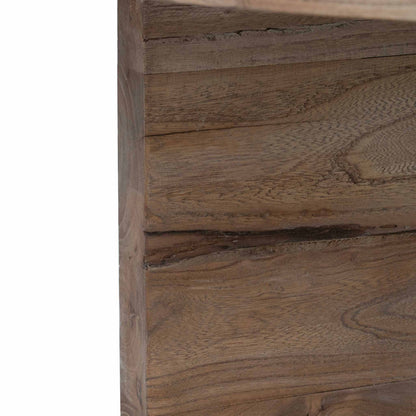Round Coffee Table - 100cm Natural - Thick Base