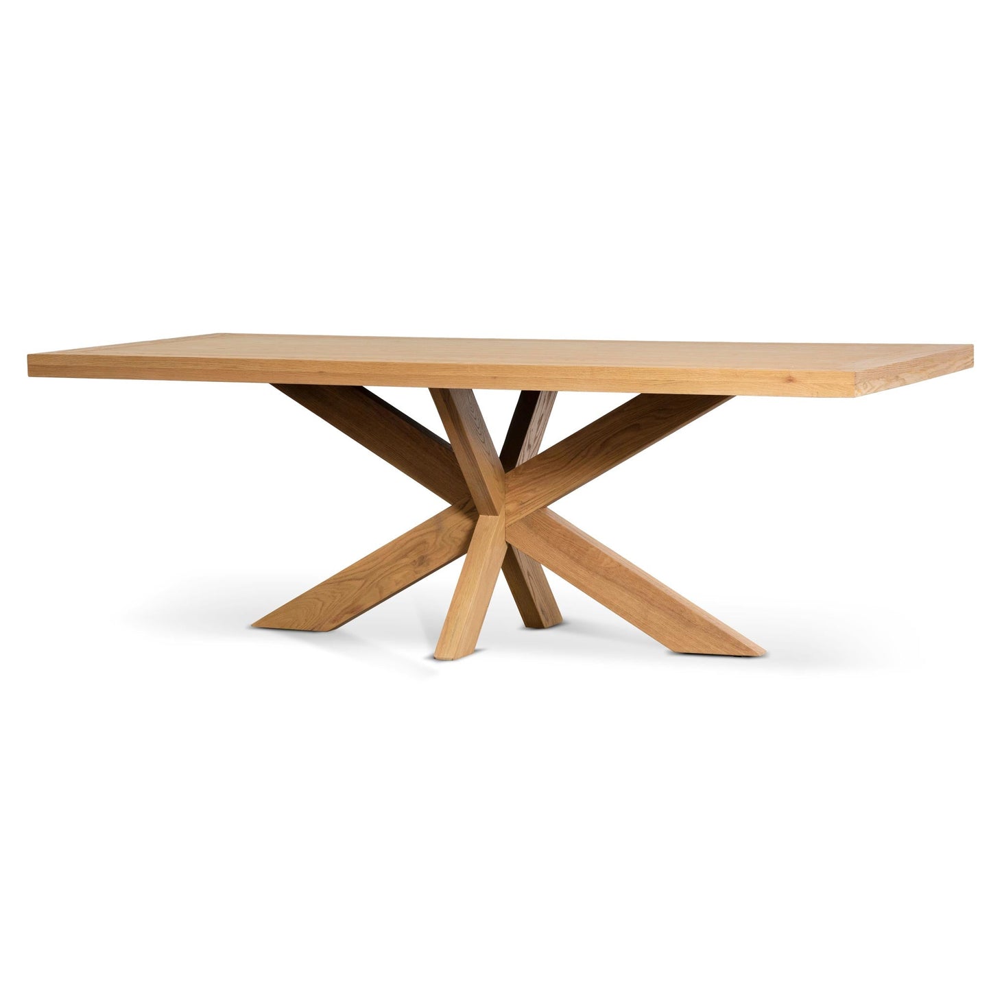 Wooden Dining Table - 2.2m Distress Natural