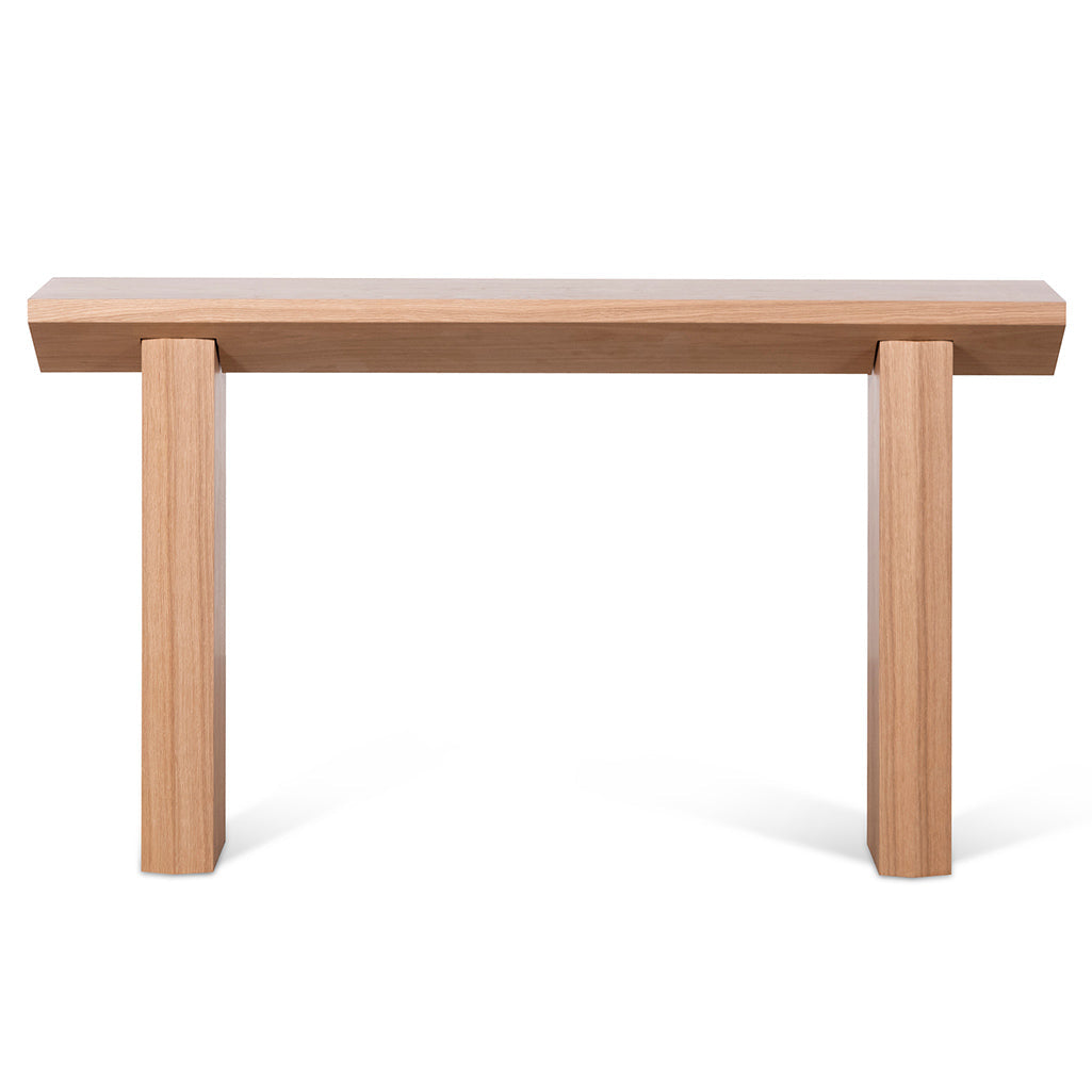 Oak Console Table - Natural - 1.4m