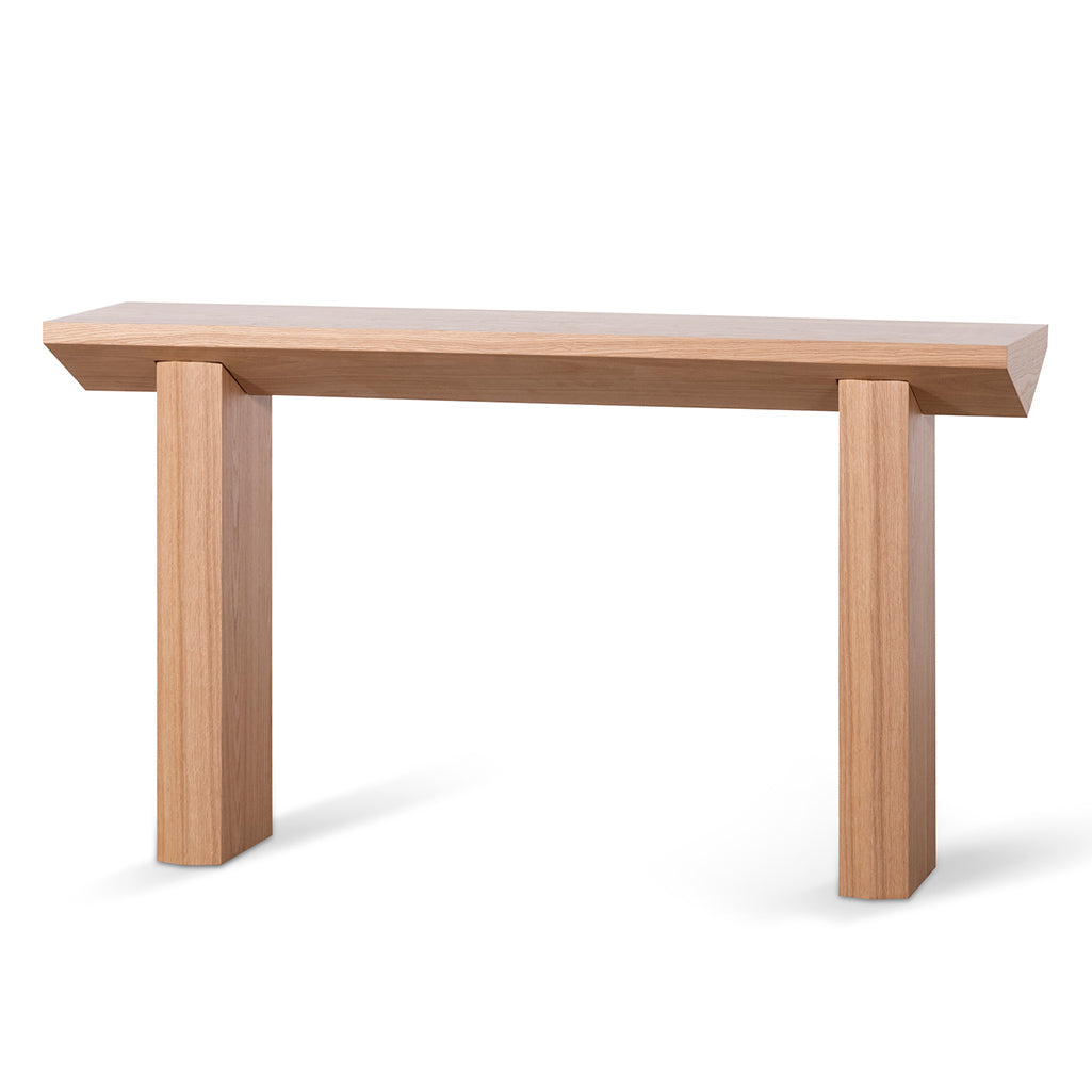 Oak Console Table - Natural - 1.4m